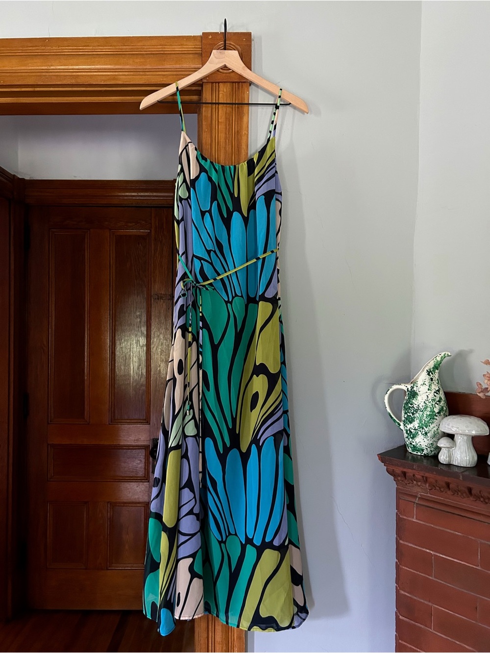 Sam Edelman Butterfly Flowy Boho Maxi Dress